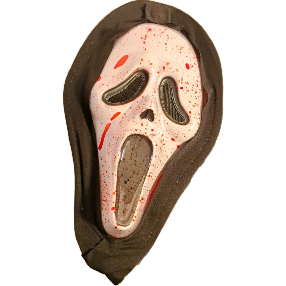 Ghost Face Bleeding Mask Costume Child Medium 8-10 Spirit Halloween Scream